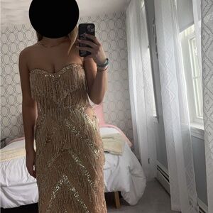 Gold LA Divine Prom Dress